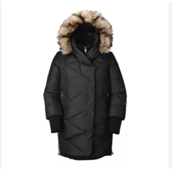 Eddie Bauer Centennial Collection Down Parka Size Large BLACK - Picture 1 of 10